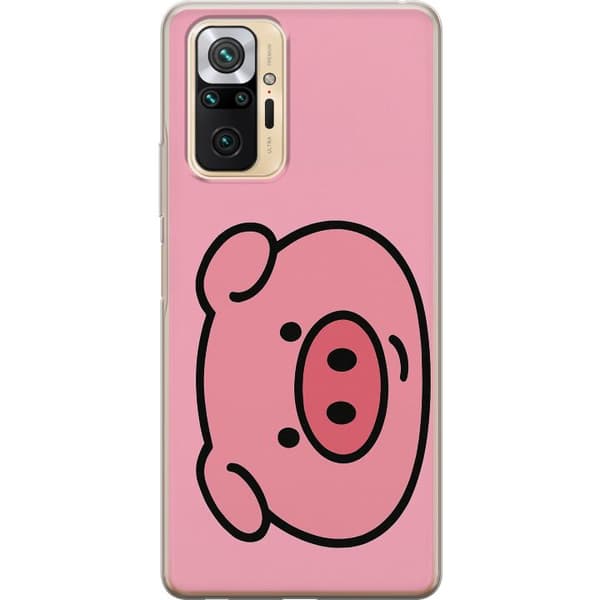 Xiaomi Redmi Note 10 Pro Gjennomsiktig deksel Kawaii Piggy