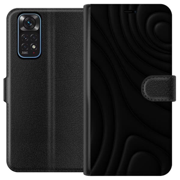 Xiaomi Redmi Note 11 Lompakkokotelo Tummat Aallot