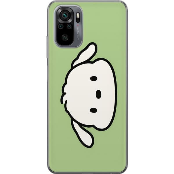 Xiaomi Redmi Note 10S Läpinäkyvä kuori Snoopy Flip