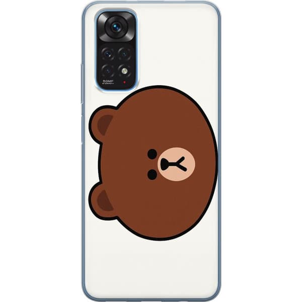 Xiaomi Redmi Note 11S Gennemsigtig cover Rund Bjørn
