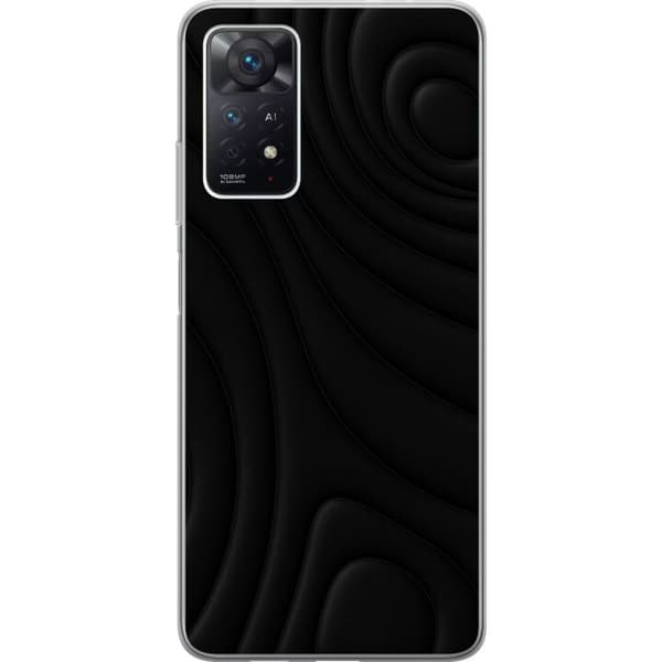 Xiaomi Redmi Note 11 Pro 5G Gennemsigtig cover Sorte Bølger
