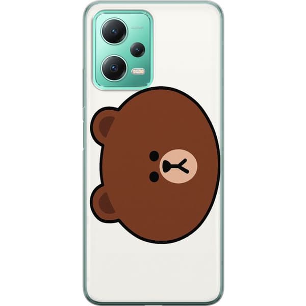 Xiaomi Redmi Note 12 Gjennomsiktig deksel Rund Bjørn