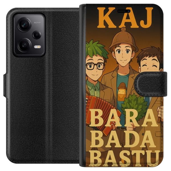 Xiaomi Redmi Note 12 Pro Tegnebogsetui KAJ Bara kun bader i saunaen