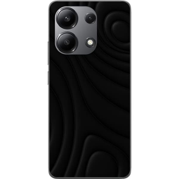 Xiaomi Redmi Note 13 4G Läpinäkyvä kuori Tummat Aallot