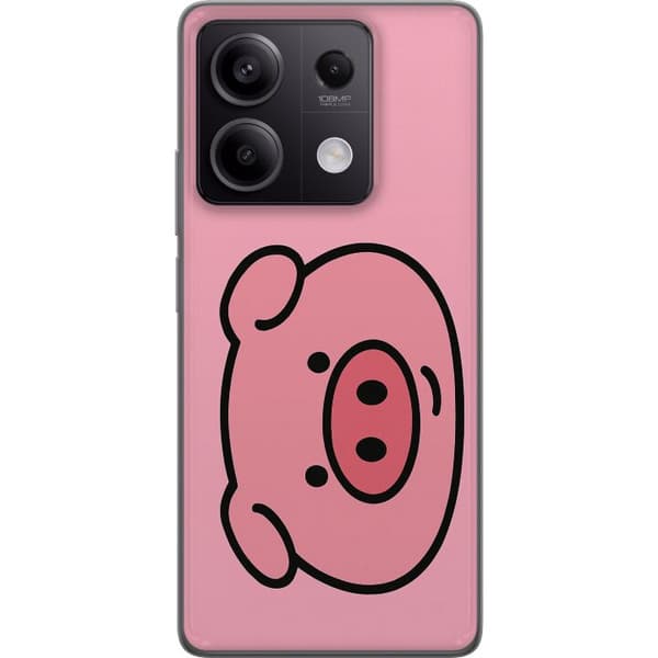 Xiaomi Redmi Note 13 Pro Gjennomsiktig deksel Kawaii Piggy