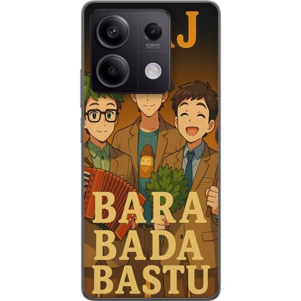 Xiaomi Redmi Note 13 Pro Gennemsigtig cover KAJ Bara kun bader i saunaen