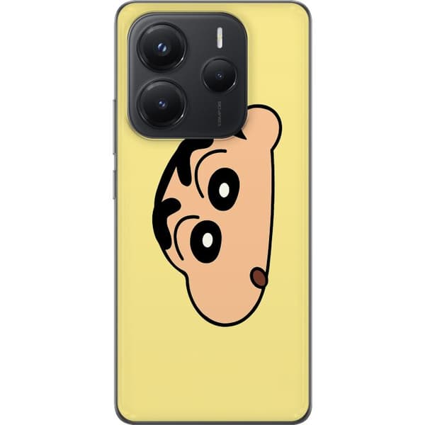 Xiaomi Redmi Note 14 Läpinäkyvä kuori Peeking Shinchan