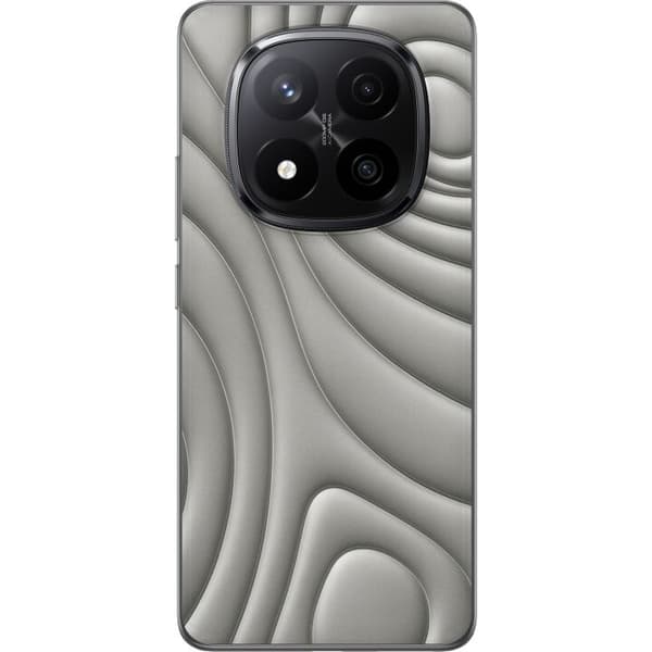 Xiaomi Redmi Note 14 Pro+ Genomskinligt Skal Silver Waves