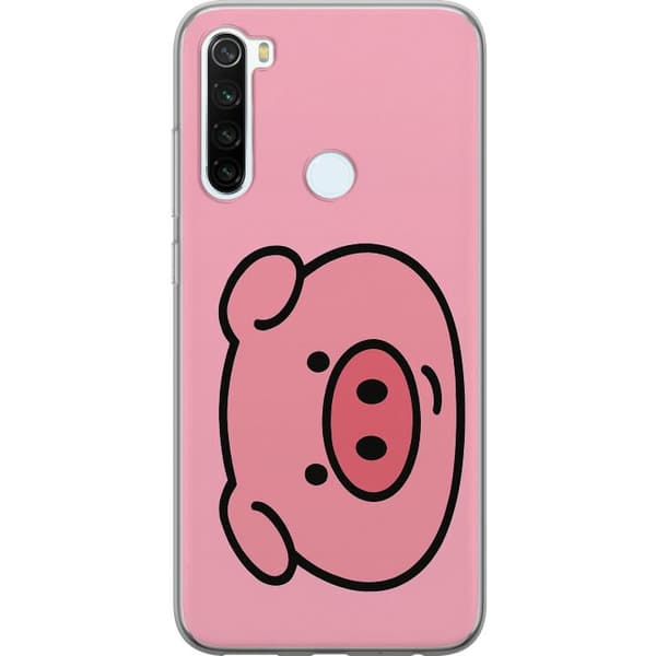 Xiaomi Redmi Note 8 Läpinäkyvä kuori Kawaii Piggy