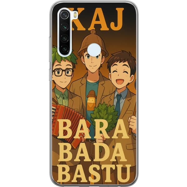 Xiaomi Redmi Note 8 Läpinäkyvä kuori KAJ Bara vain kylpeä saunassa