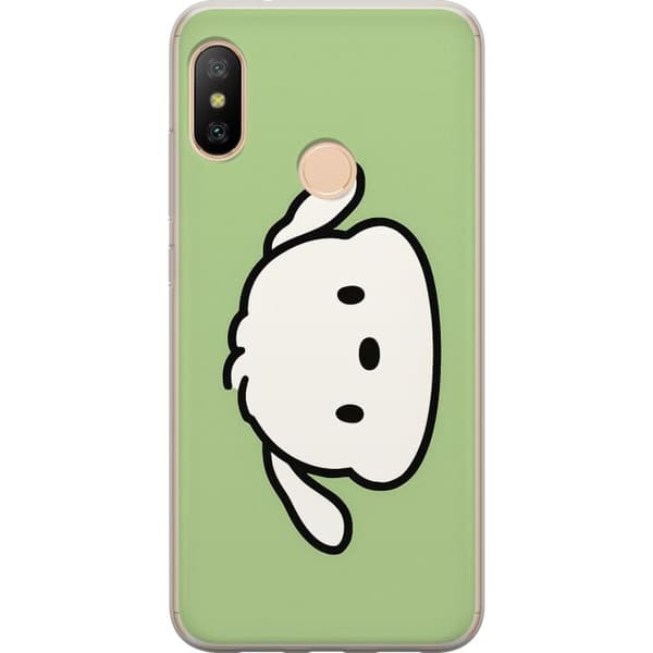 Xiaomi Redmi 6 Pro Gjennomsiktig deksel Snoopy Flip