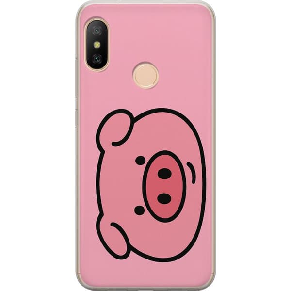 Xiaomi Redmi 6 Pro Genomskinligt Skal Kawaii Piggy
