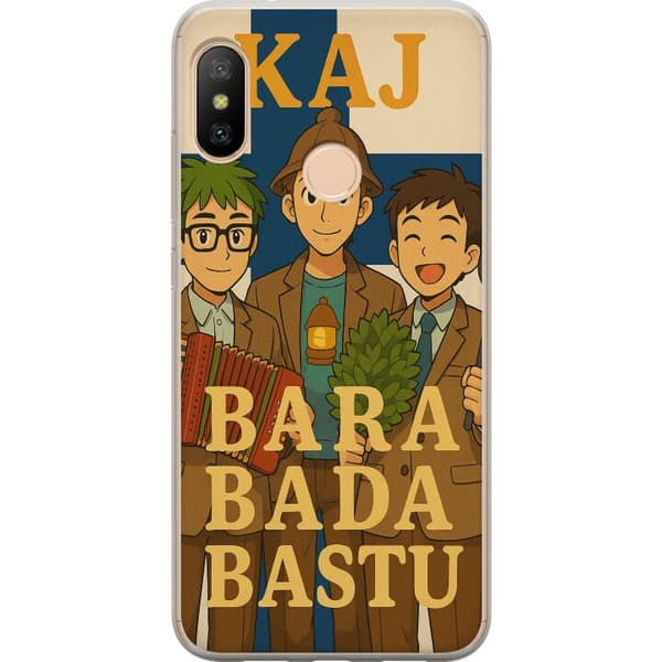 Xiaomi Redmi 6 Pro Genomskinligt Skal Bara bada bastu KAJ