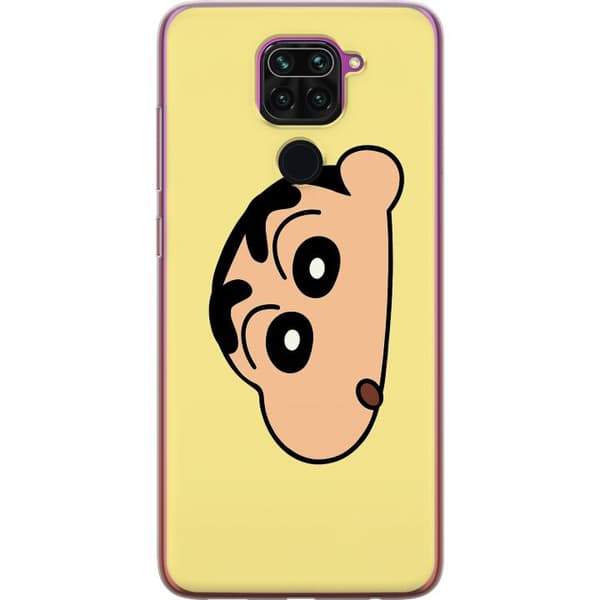 Xiaomi Redmi Note 9 Gennemsigtig cover Peeking Shinchan