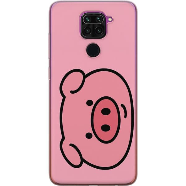Xiaomi Redmi Note 9 Genomskinligt Skal Kawaii Piggy