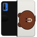 Miniatyrbillede 1 af 3: Xiaomi Redmi Note 9 4G Tegnebogsetui line friends brown