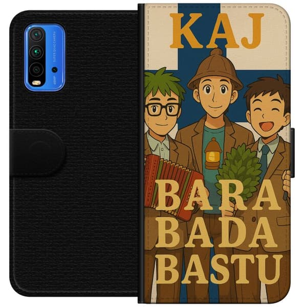 Xiaomi Redmi Note 9 4G Plånboksfodral Bara bada bastu KAJ