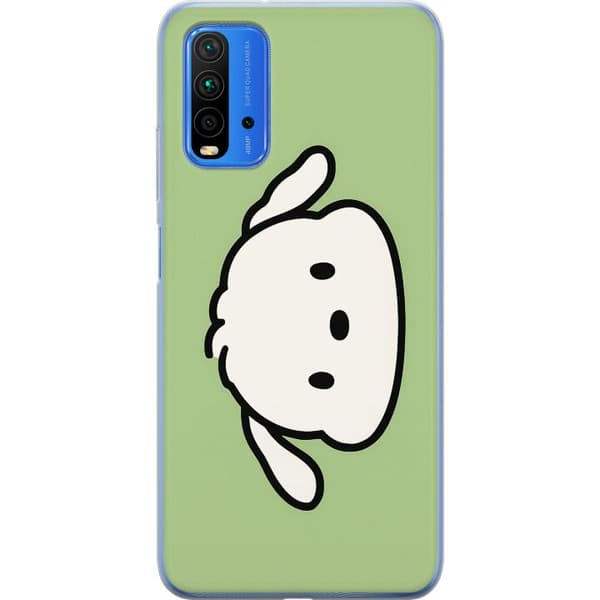 Xiaomi Redmi Note 9 4G Genomskinligt Skal Snoopy Flip
