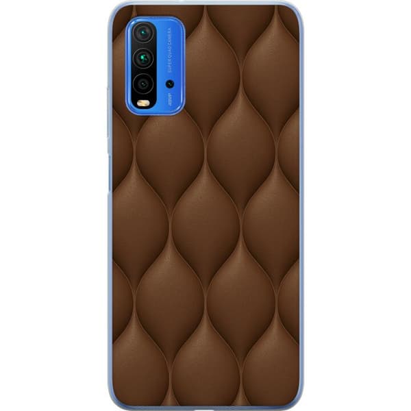Xiaomi Redmi Note 9 4G Genomskinligt Skal Cocoa Scales