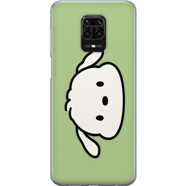 Xiaomi Redmi Note 9S Gjennomsiktig deksel Snoopy Flip