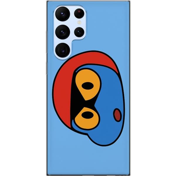 Samsung Galaxy S22 Ultra 5G Gennemsigtig cover Bold Bot Head