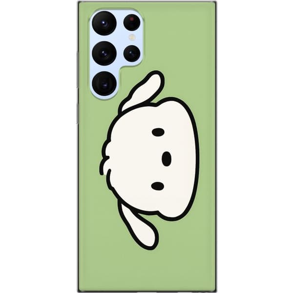 Samsung Galaxy S22 Ultra 5G Genomskinligt Skal Snoopy Flip