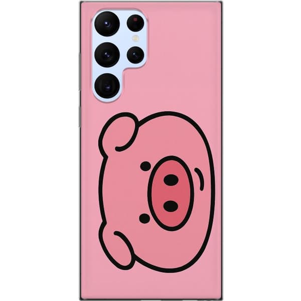 Samsung Galaxy S22 Ultra 5G Gennemsigtig cover Kawaii Piggy
