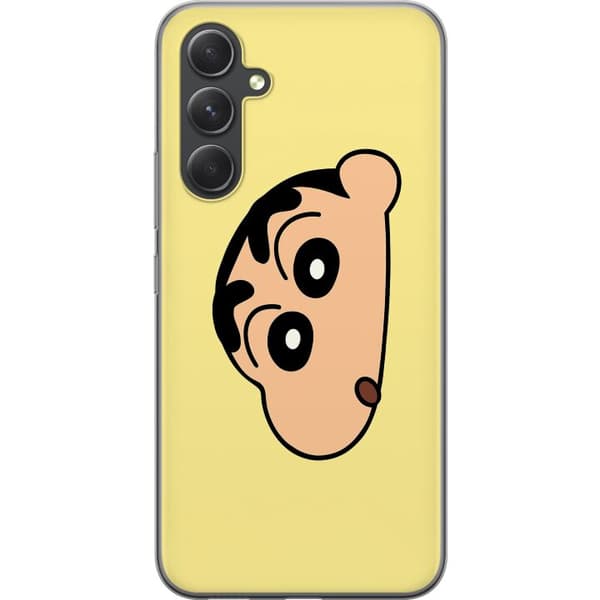 Samsung Galaxy A55 Gennemsigtig cover Peeking Shinchan