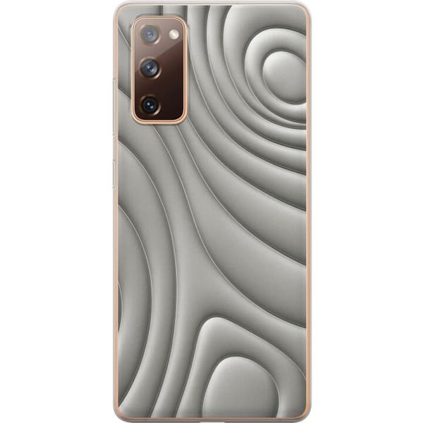 Samsung Galaxy S20 FE Läpinäkyvä kuori Hopea-aallot