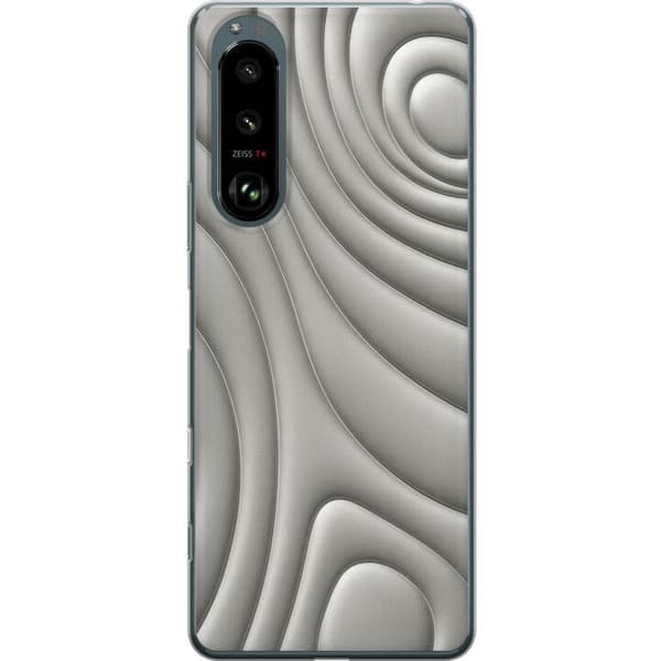 Sony Xperia 5 III Läpinäkyvä kuori Hopea-aallot