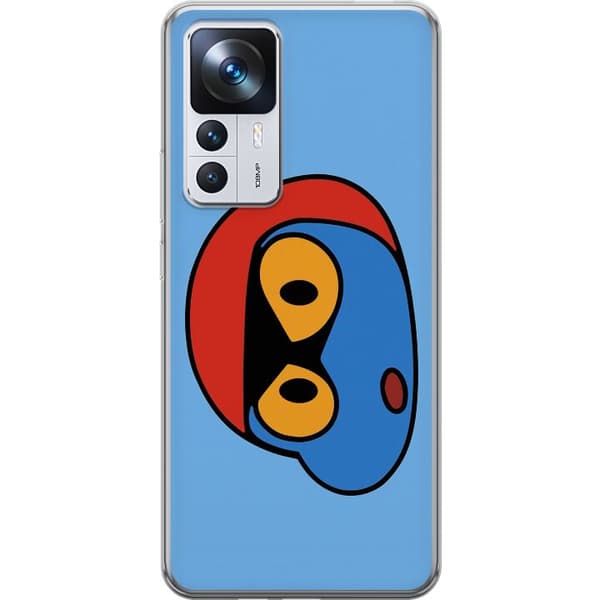 Xiaomi 12T Pro Läpinäkyvä kuori Bold Bot Head
