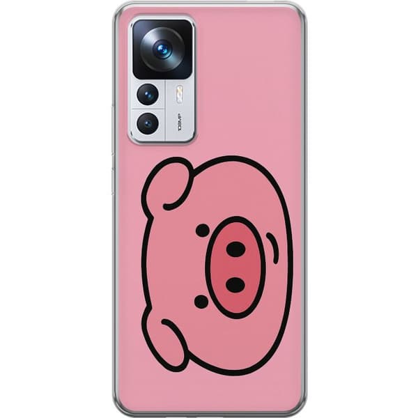 Xiaomi 12T Pro Genomskinligt Skal Kawaii Piggy