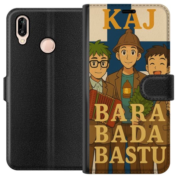 Huawei P20 lite Lompakkokotelo Vain ota sauna KAJ