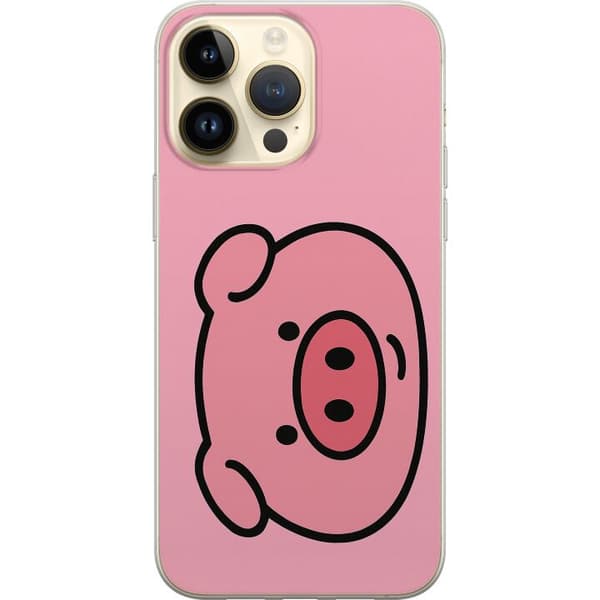 Apple iPhone 14 Pro Max Läpinäkyvä kuori Kawaii Piggy