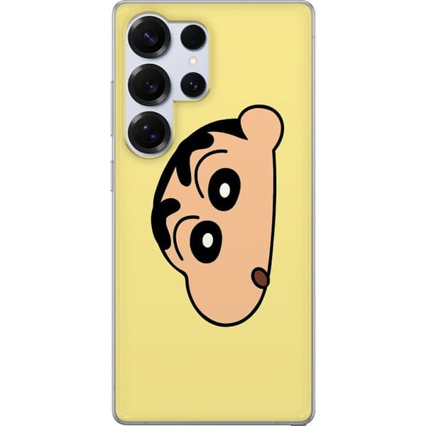 Samsung Galaxy S25 Ultra Läpinäkyvä kuori Peeking Shinchan