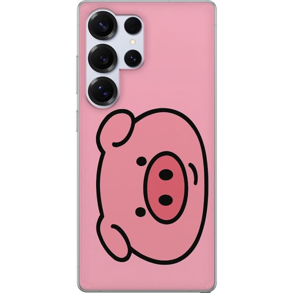 Samsung Galaxy S25 Ultra Gjennomsiktig deksel Kawaii Piggy