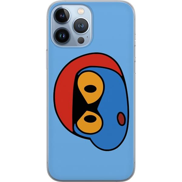 Apple iPhone 13 Pro Max Läpinäkyvä kuori Bold Bot Head