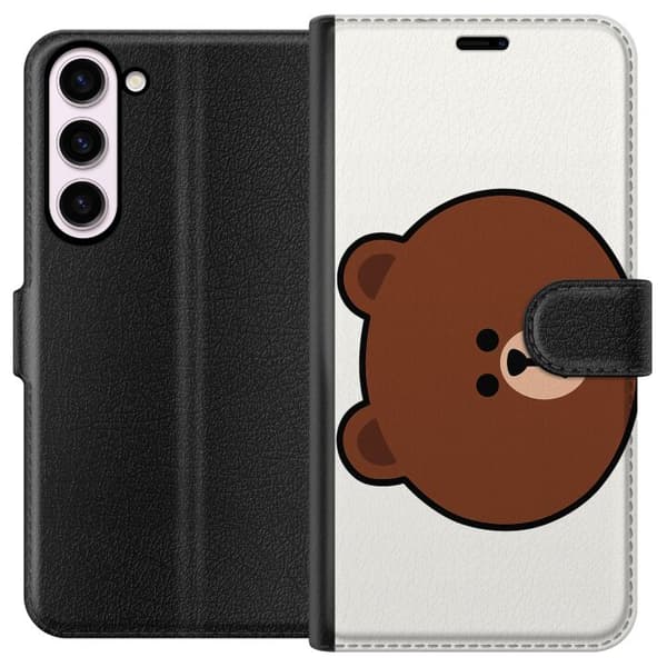 Samsung Galaxy S23+ Tegnebogsetui line friends brown