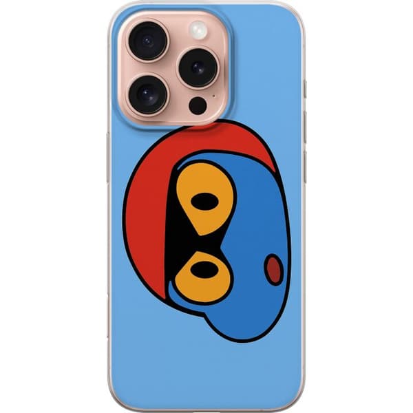 Apple iPhone 16 Pro Gennemsigtig cover Bold Bot Head