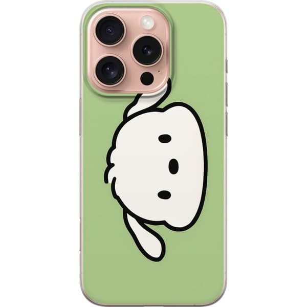 Apple iPhone 16 Pro Genomskinligt Skal Snoopy Flip