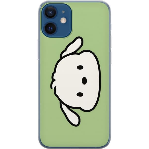 Apple iPhone 12 Gennemsigtig cover Snoopy Flip