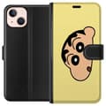 Miniatyrbillede 1 af 3: Apple iPhone 13 Tegnebogsetui Peeking Shinchan