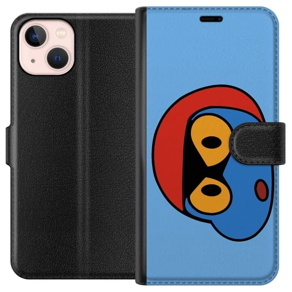 Apple iPhone 13 Lompakkokotelo Bold Bot Head