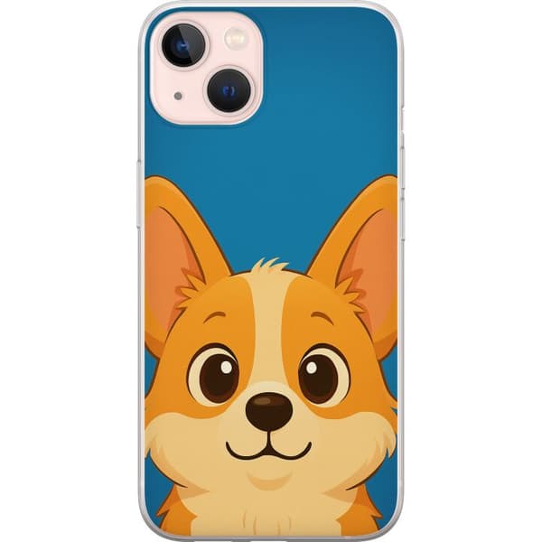 Apple iPhone 13 Gennemsigtig cover Hello Corgi