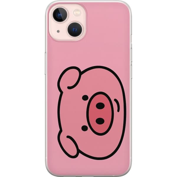 Apple iPhone 13 Gennemsigtig cover Kawaii Piggy
