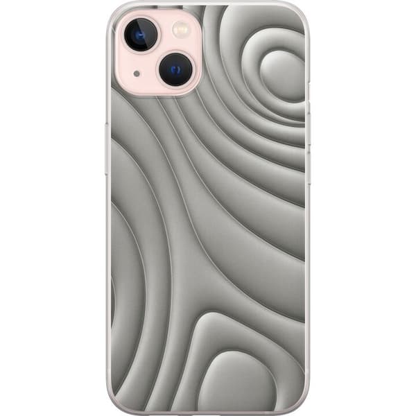 Apple iPhone 13 Gennemsigtig cover Sølvbølger