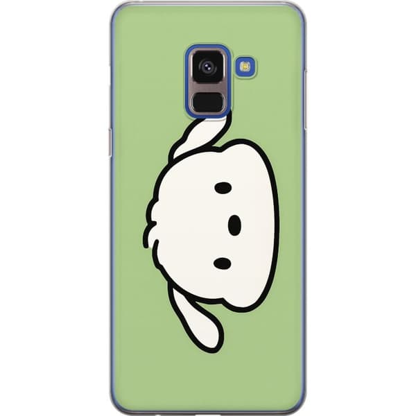 Samsung Galaxy A8 (2018) Läpinäkyvä kuori Snoopy Flip