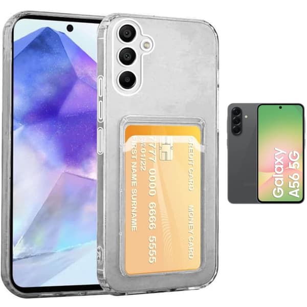 Samsung Galaxy A56 skal korthållare mobilskal slot