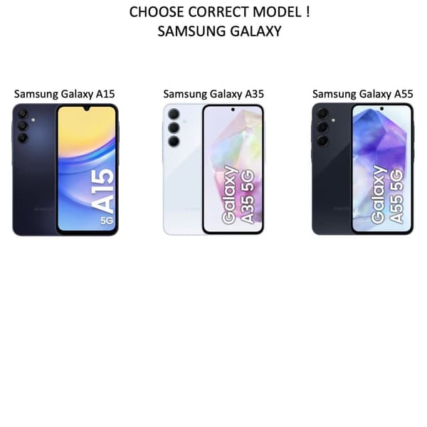 Samsung Galaxy A35 skal korthållare mobilskal slot