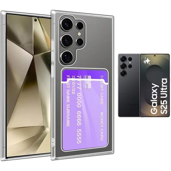 Samsung Galaxy S25 Ultra skal korthållare mobilskal slot